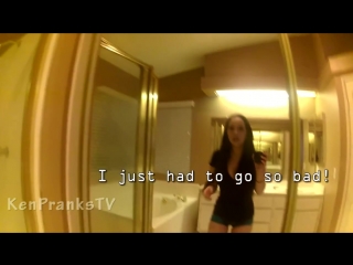girlfriend peeing on boyfriend prank (gf revenge) epic pee girlfriend prank - youtube [720p]