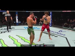 the most brutal knockout in the ufc from siberia - roman kopylov