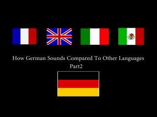german language compared to other languages